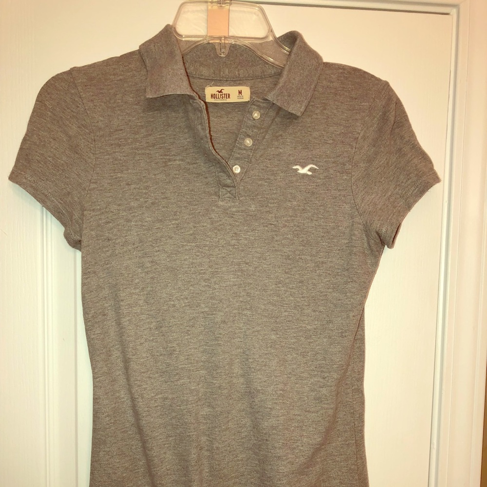 Hollister Grey Polo shirt